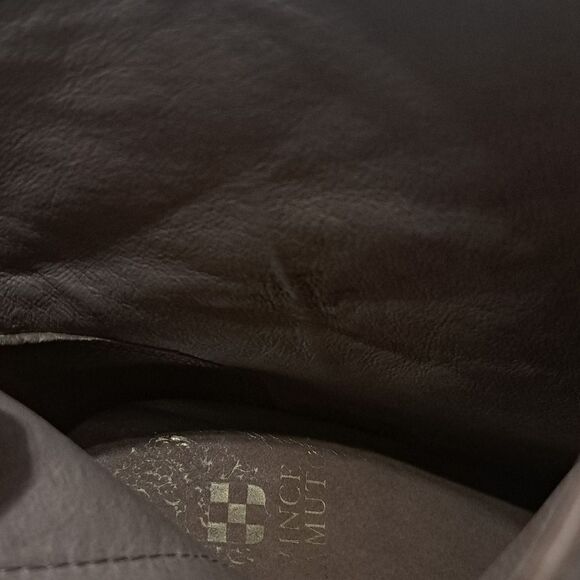 Vince Camuto Gregger Leather Ankle Zip Up Western Boots Preppy Brown/Tan Size 7 - Picture 14 of 17